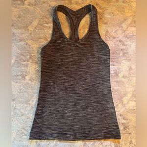 Lululemon Charcoal Cool Racerback II Tank Size 8